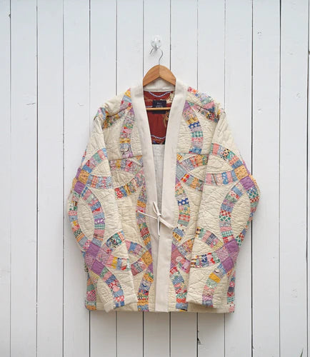 Repairing & Repurposing: Vintage Quilt Kimonos & Jackets | RES IPSA - RES IPSA